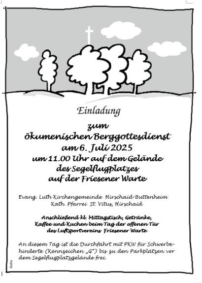 Berg Gottesdienst 2025