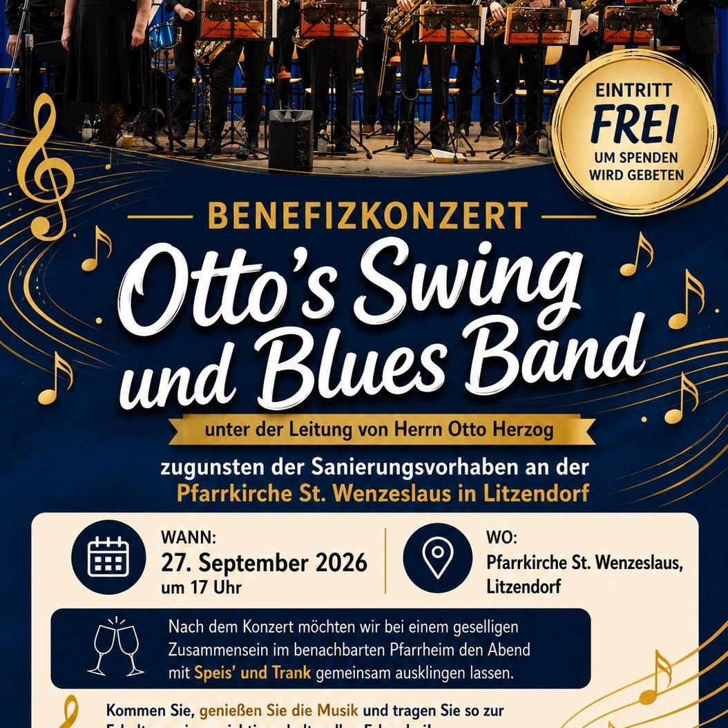 EINLADUNG_Ottos Swing u. Blues Band_Benefizkonzert_27.09.26