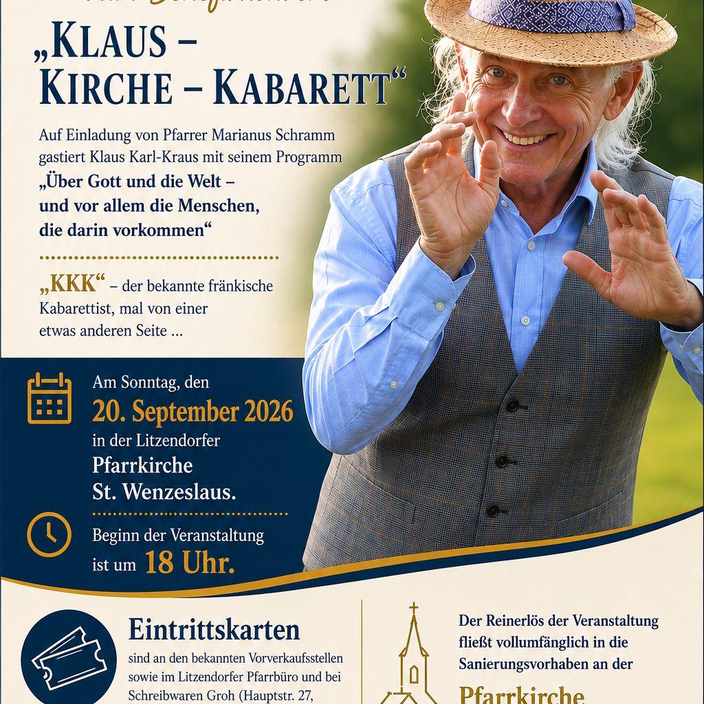 Veranstaltungsflyer mit allen Infos