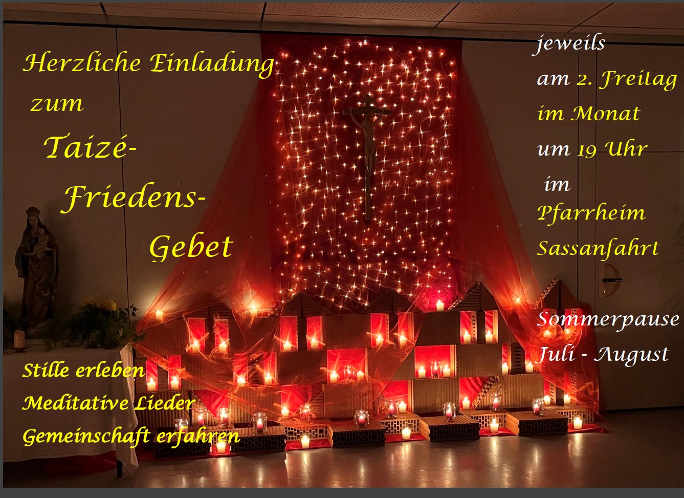 Taizie-Gebet Sassanfahrt