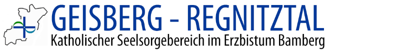 Schriftzug im Kopf der Homepage des Kath. Seelsorgebereichs Geisberg-Regnitztal